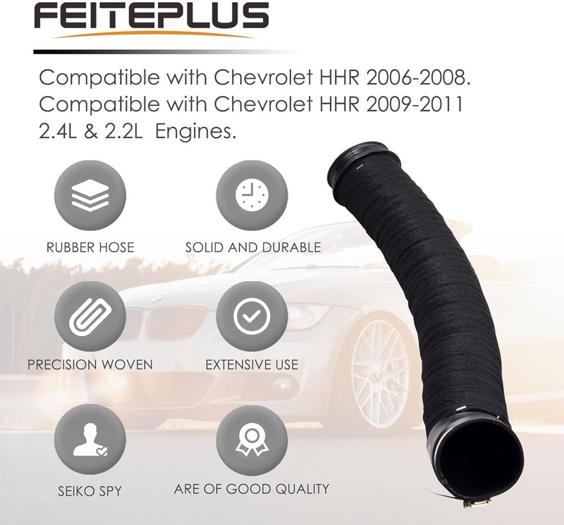 Feiteplus Air Cleaner Intake Duct Tube Hose Compatible with Chevrolet HHR 2006-2011 07 15865168 - Image 2